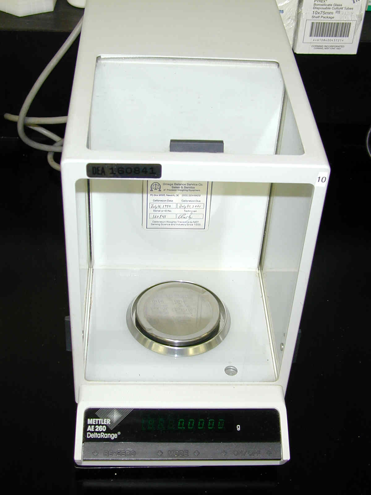 Analytical balance for verifying soil moisture sensor accuracy claims